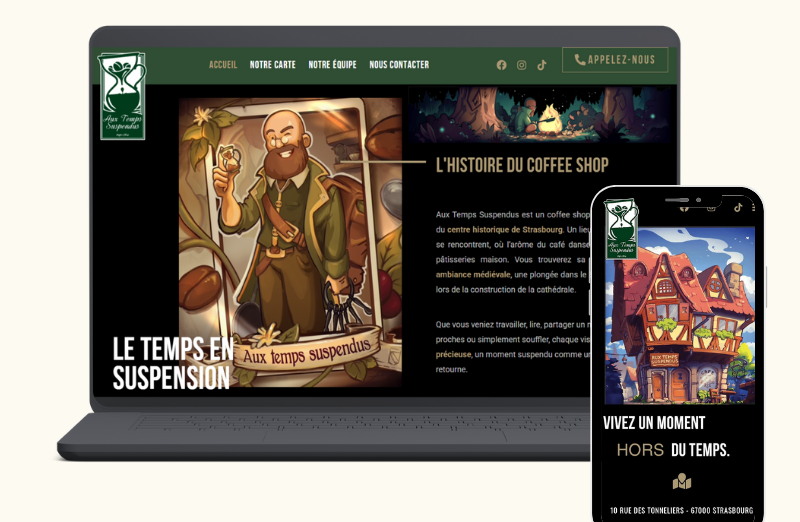 AUX TEMPS SUSPENDUS REALISATION MSWEBDESIGN