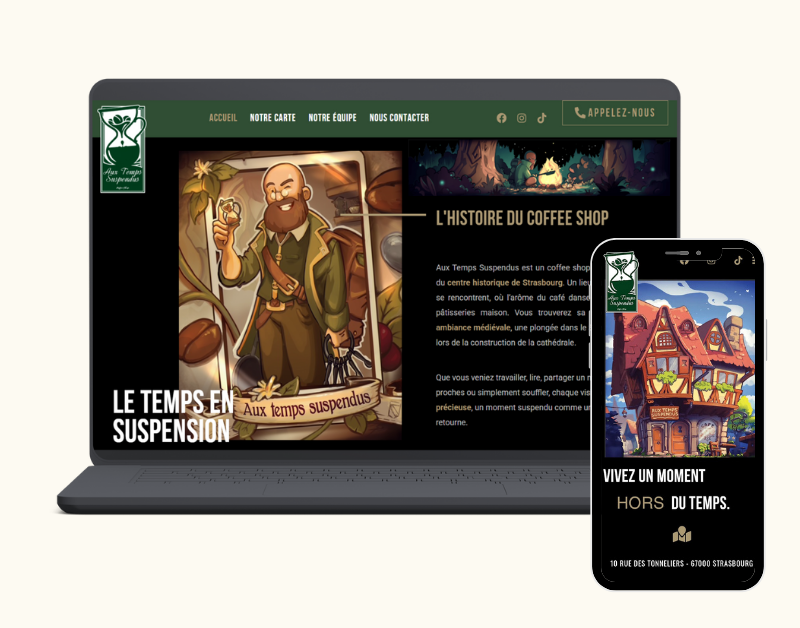 AUX TEMPS SUSPENDUS REALISATION MSWEBDESIGN